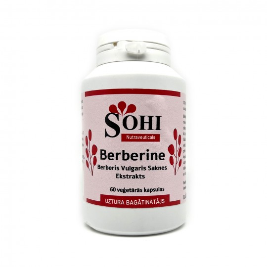 Berberine (60 kapsulas) 30,07g, SOHI